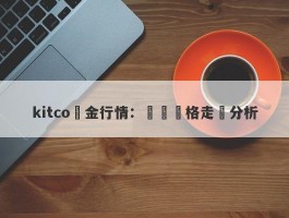 kitco銠金行情：實時價格走勢分析